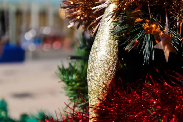 Limassol Chipre Novembro 2021 Parque Diversões Festivo Natal Com Ornamentos — Fotografia de Stock