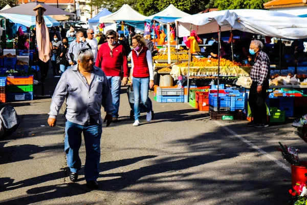 Limassol Chipre Novembro 2021 Vegetais Frutas Vendidos Mercado Sábado Limassol — Fotografia de Stock