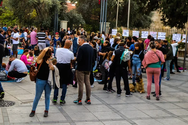 Limassol Zypern November 2021 Während Der Coronavirus Epidemie Die Zypern — Stockfoto