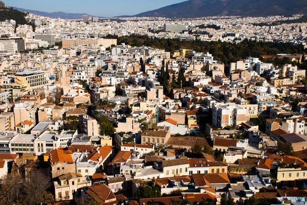 Atenas Grecia Noviembre 2021 Vista Panorámica Edificios Paisajes Urbanos Atenas — Foto de Stock