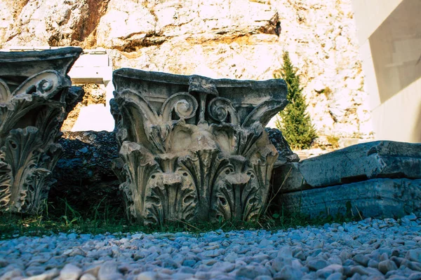 Atene Grecia Novembre 2021 Acropoli Antica Cittadella Situata Sopra Città — Foto Stock