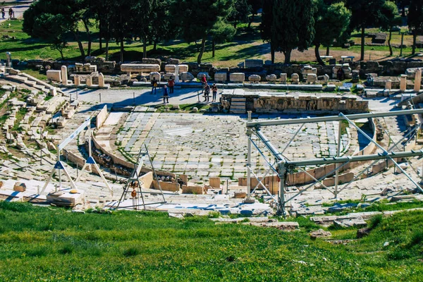 Atenas Grecia Noviembre 2021 Acrópolis Una Antigua Ciudadela Situada Sobre — Foto de Stock