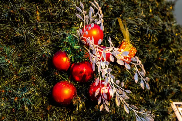 Limassol Chipre Dezembro 2021 Decorações Tradicionais Natal Nas Ruas Limassol — Fotografia de Stock