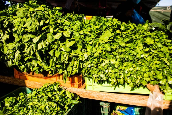Limassol Chipre Dezembro 2021 Vegetais Vendidos Mercado Sábado Limassol Durante — Fotografia de Stock
