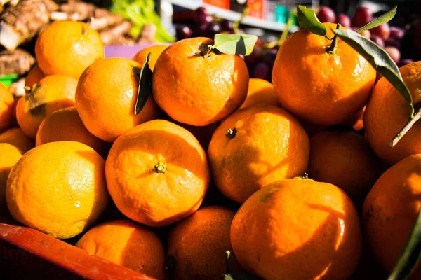 Limassol Chipre Dezembro 2021 Frutas Vendidas Mercado Sábado Limassol Durante — Fotografia de Stock