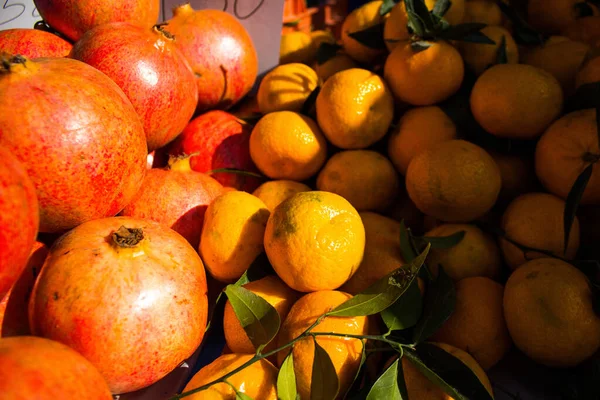 Limassol Chipre Dezembro 2021 Frutas Vendidas Mercado Sábado Limassol Durante — Fotografia de Stock