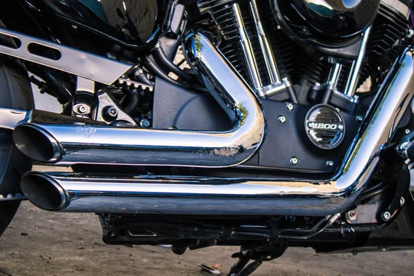 Limasol Kıbrıs Aralık 2021 Harley Davidson Forty Height Mekaniğinin Limasol — Stok fotoğraf