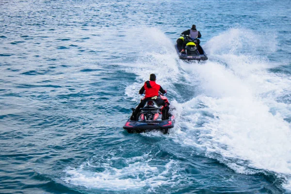 Limassol Chipre Dezembro 2021 Sportsman Jet Ski Participando Evento Esportivo — Fotografia de Stock