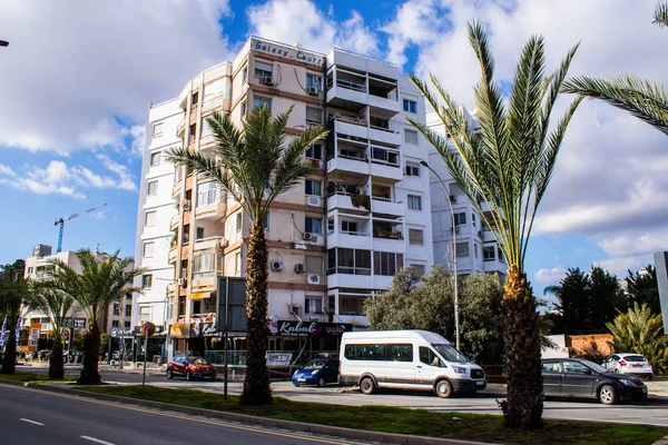 Limassol Cyprus December 2021 Stadsgezicht Het Hart Van Stad Limassol — Stockfoto