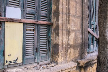 Lefkoşe, Kıbrıs - Kıbrıs Rum Kesimi 'nin koronavirüs salgını sırasında bölünmüş Lefkoşe kentindeki Birleşmiş Milletler Barış Gücü tarafından kontrol edilen 25 Aralık 2021