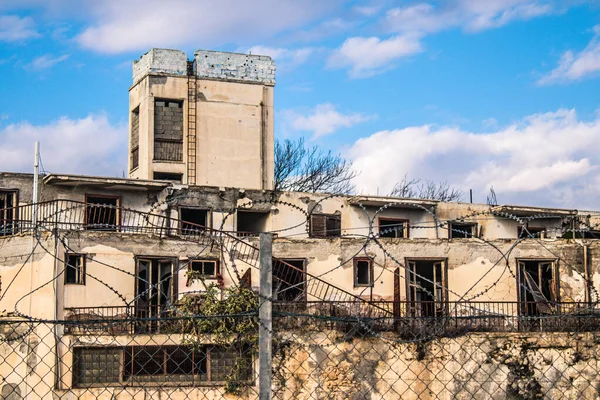 Nicosia Cyprus December 2021 Greek Turkish Buffer Zone Controlled United — 图库照片