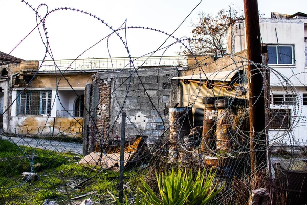 Nikósie Kypr Prosince 2021 Řecko Turecká Nárazníková Zóna Kontrolovaná Mírovými — Stock fotografie