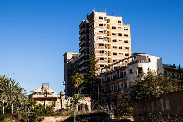 Varosha Chipre Norte Janeiro 2022 Cityscape Varosha Uma Estância Balnear — Fotografia de Stock