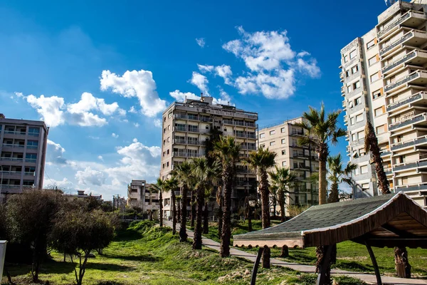 Varosha Northern Cyprus January 2022 Cityscape Varosha Seaside Resort Built — Stock Photo, Image