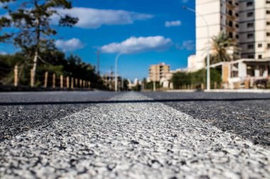 Varosha, Kuzey Kıbrıs - 06 Ocak 2022 Varosha, 1972 'de kurulan bir sahil beldesi, 1974' teki Türk askeri müdahalesi sonrasında sakinleri tarafından terk edilmiş hayalet bir kasaba haline geldi.