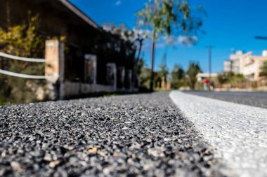Varosha, Kuzey Kıbrıs - 06 Ocak 2022 Varosha, 1972 'de kurulan bir sahil beldesi, 1974' teki Türk askeri müdahalesi sonrasında sakinleri tarafından terk edilmiş hayalet bir kasaba haline geldi.
