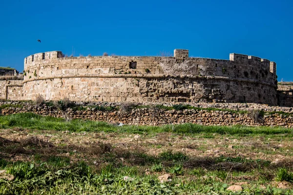 Αμμόχωστος Βόρεια Κύπρος Ιανουάριος 2022 Τείχος Της Αμμοχώστου Ήταν Τελευταίο — Φωτογραφία Αρχείου