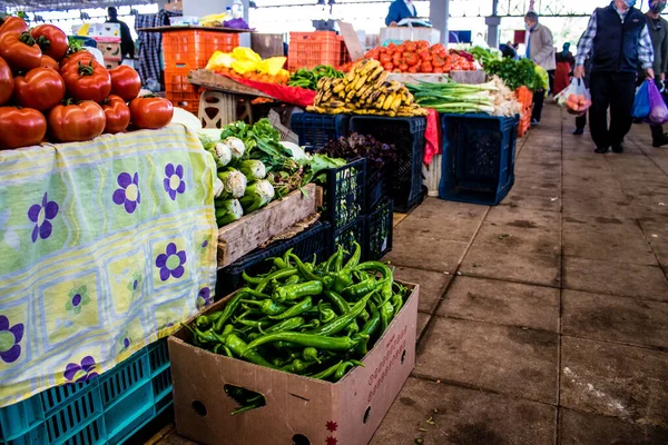 Famagusta República Turca Norte Cyprus Janeiro 2022 Mercado Cipriota Típico — Fotografia de Stock