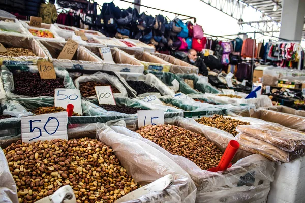 Famagusta Turkish Republic Northern Cyprus January 2022 Typical Cypriot Market Stock Photo