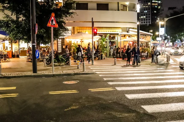 Tel Aviv Israele Febbraio 2022 Paesaggio Urbano Del Centro Città — Foto Stock