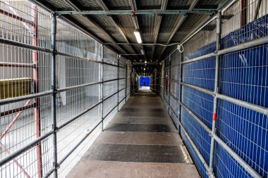 Tel Aviv, İsrail - 09 Şubat 2022 Tel Aviv 'in metropol bölgesinin şehir merkezi İsrail' in en büyük ikinci şehri