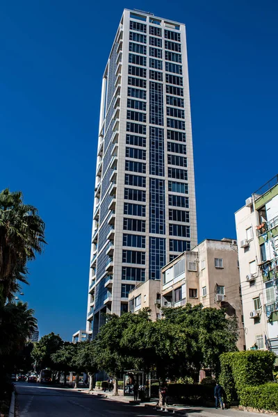 Tel Aviv Israel February 2022 Cityscape City Center Metropolitan Area — Stock Photo, Image