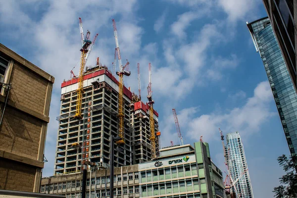 Tel Aviv Israël Februari 2022 Stadsgezicht Van Het Stadscentrum Van — Stockfoto