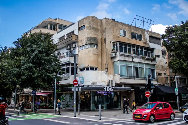 Tel Aviv Israel Februari 2022 Cityscape Centrum Huvudstadsregionen Tel Aviv — Stockfoto