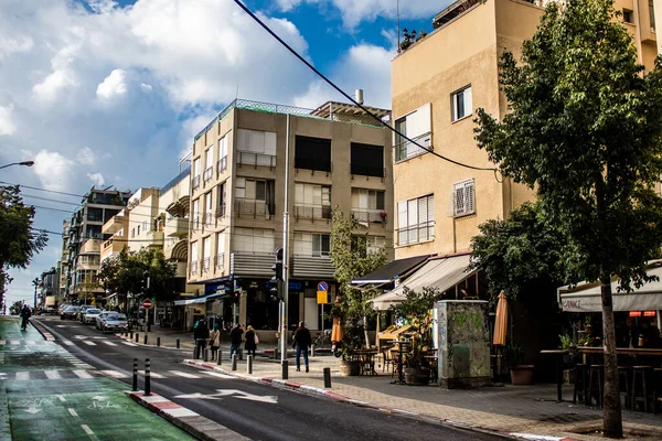 Tel Aviv Israel February 2022 Cityscape City Center Metropolitan Area — Stock Photo, Image