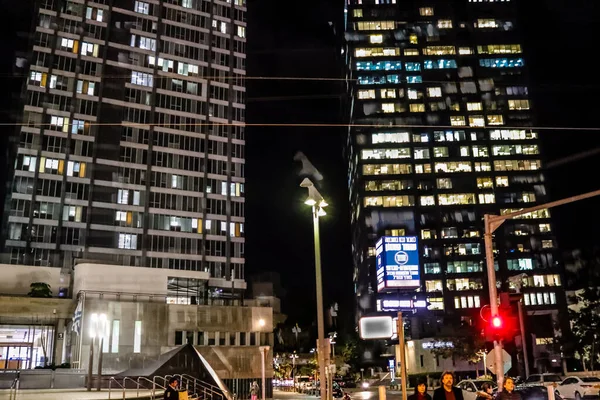 Tel Aviv Israël Februari 2022 Stadsgezicht Van Het Stadscentrum Van — Stockfoto