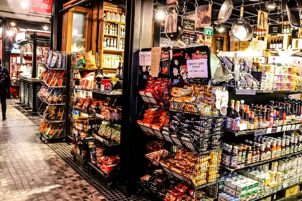 Tel Aviv Israel Febrero 2022 Sarona Market Mercado Interior Alimentos — Foto de Stock