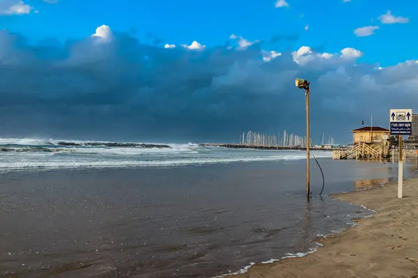 Tel Aviv Israel Março 2022 Vista Das Instalações Tel Aviv — Fotografia de Stock