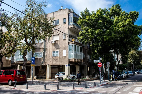 Tel Aviv Israel Mars 2022 Stadsbilden Centrum Huvudstadsregionen Tel Aviv — Stockfoto