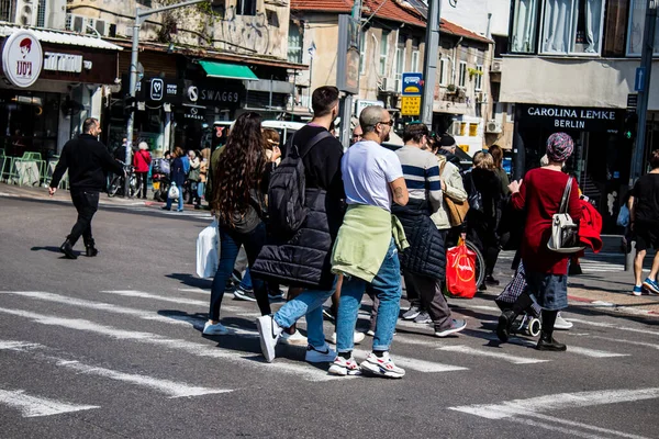 Tel Aviv Israel Março 2022 Cidade Centro Cidade Área Metropolitana — Fotografia de Stock