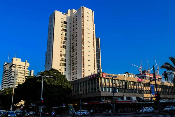 Tel Aviv Israel Marzo 2022 Paisaje Urbano Del Centro Ciudad —  Fotos de Stock