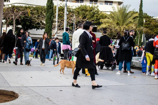 Tel Aviv Israël Mars 2022 Peuple Israélien Sur Place Dizengoff — Photo