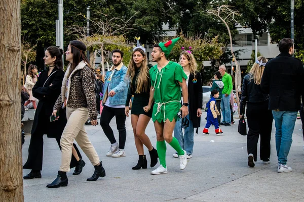 Tel Aviv Israël Mars 2022 Peuple Israélien Sur Place Dizengoff — Photo