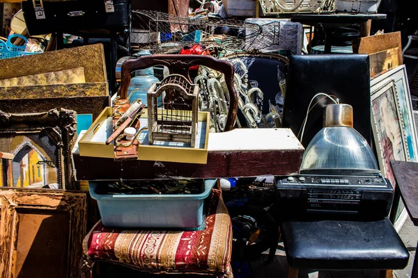 Tel Aviv Israel April 2022 Various Objects Sold Jaffa Flea — Stock Photo, Image