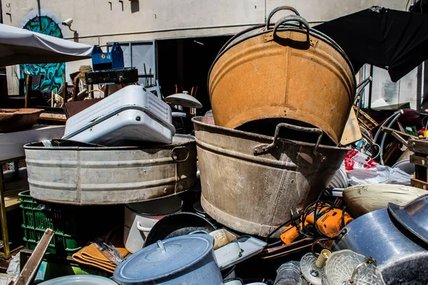 Tel Aviv Israel April 2022 Various Objects Sold Jaffa Flea — Stock Photo, Image