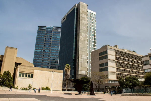 Tel Aviv Israel Abril 2022 Paisaje Urbano Del Centro Ciudad —  Fotos de Stock