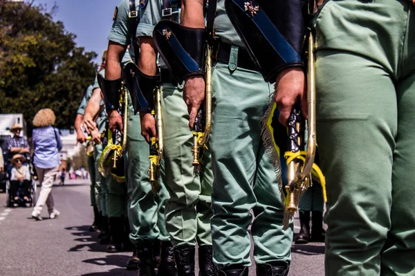 Seville Spain May 2022 Parade Professional Soldiers Spanish Legion Military — Photo