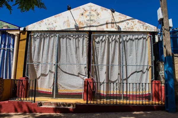 Carmona Spain May 2022 Houses Feria People Drink Dance Flamenco — Foto de Stock