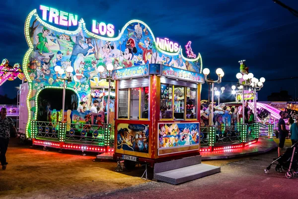 Carmona Spain May 2022 Feria Carmona Funfair Attractions Rides Open — ストック写真