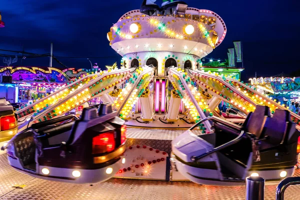 Carmona Spain May 2022 Feria Carmona Funfair Attractions Rides Open — Stock Photo, Image