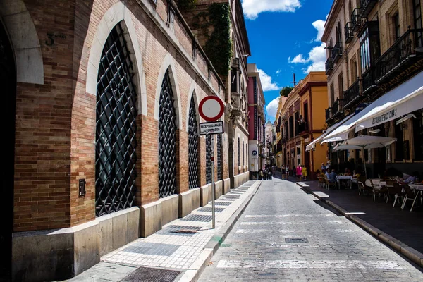 Sevilla Spanje Juni 2022 Stadsgezicht Architectuur Van Sevilla Een Symbolische — Stockfoto