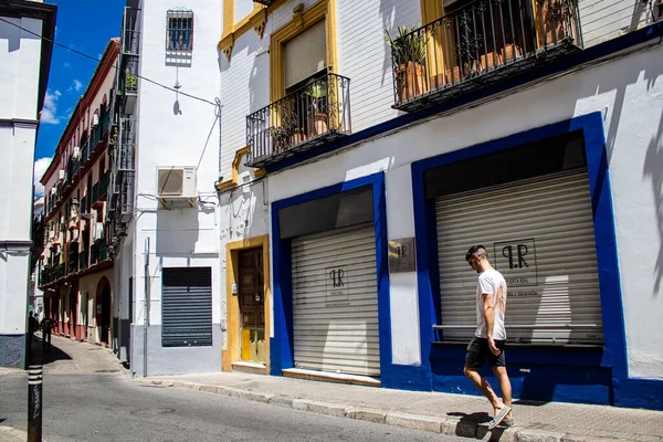 Sevilla Spanje Juni 2022 Stadsgezicht Architectuur Van Sevilla Een Symbolische — Stockfoto