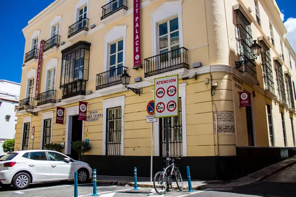 Sevilla España Junio 2022 Fachada Edificio Las Calles Sevilla Ciudad — Foto de Stock