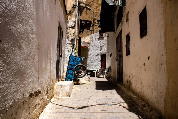 Fez Marrocos Junho 2022 Medina Fortificada Fez Bali Bairro Medieval — Fotografia de Stock