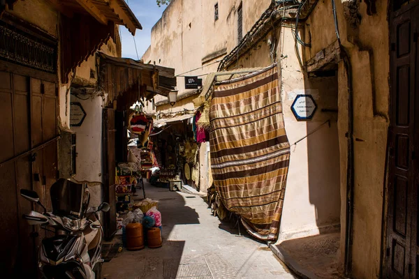 Φεζ Μαρόκο Ιουνίου 2022 Οχυρωμένη Medina Του Φεζ Μπαλί Μεσαιωνική — Φωτογραφία Αρχείου