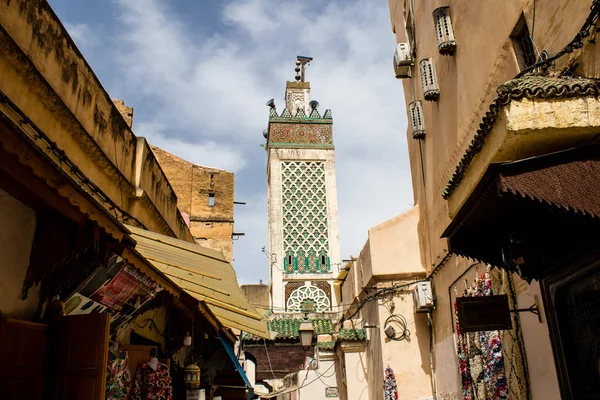Fez Marrocos Junho 2022 Medina Fortificada Fez Bali Bairro Medieval — Fotografia de Stock